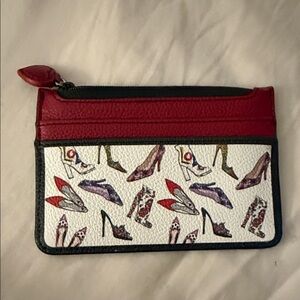 Brighton Love Tweet II leather card coin case - cool back and front design !